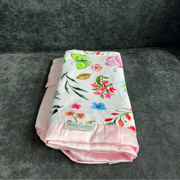 Minky Couture Spring Morning Infant Blanket - Picture 5 of 8